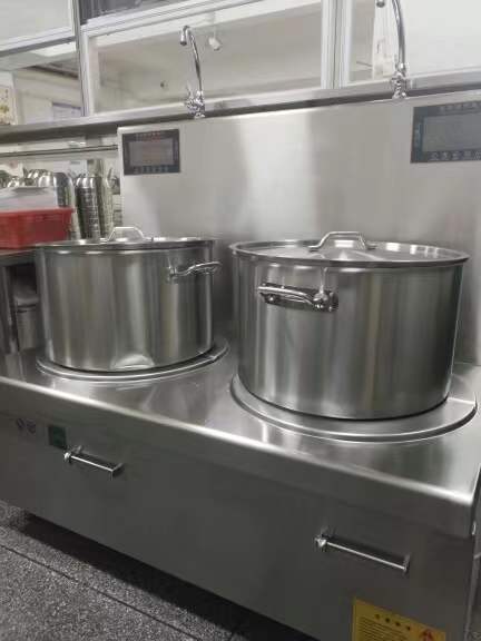 学校食堂厨具设备工程设计怎么配置大型商用电磁灶和所需厨房设备