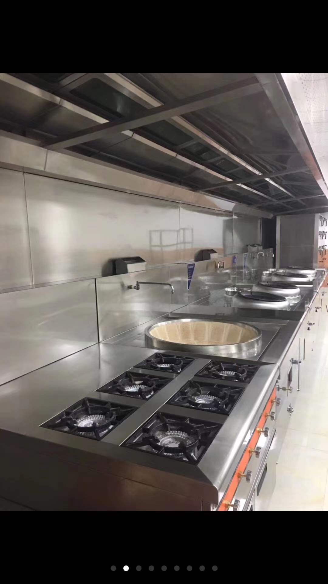 茶餐厅餐饮厨房设备工程设计怎么配置商用电磁炒灶以及后厨加工间水池设备